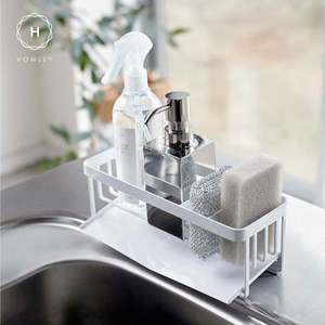 Homlly Tonii Sink Kitchen Sponge & Bottle Holder with Drainage