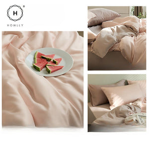 Homlly Jongii Tencel Cover Pillow Case Bedding Set (3/4pcs)