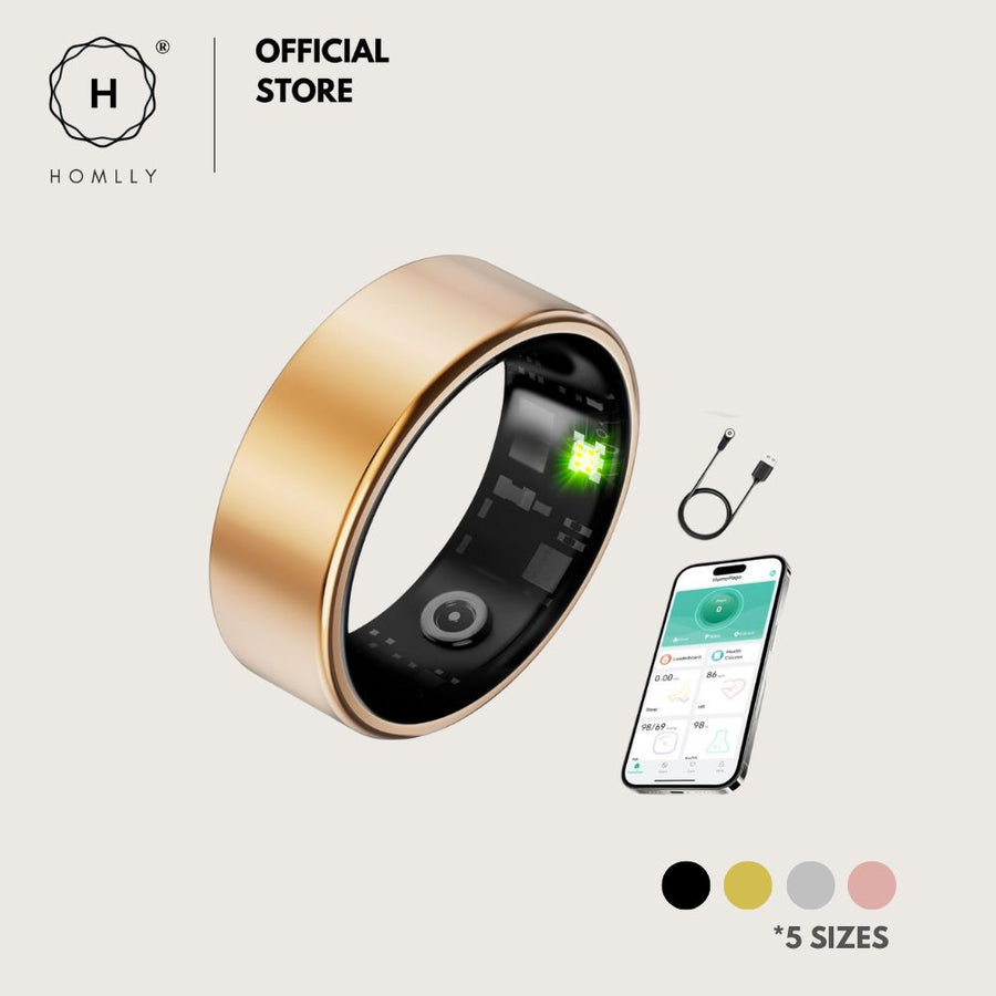 Homlly Smart Health Ring for Fitness, Sleep, and Heart Health