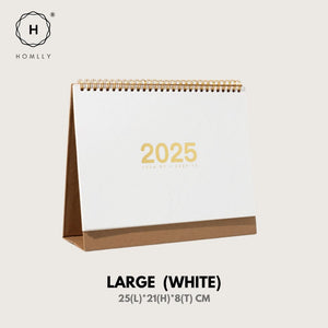 Homlly Desktop Stand up Monthly Planner Calendar (2025)