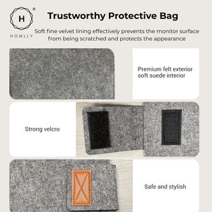 Homlly Fluffii Felt Tablet Sleeve Case Protective Bag