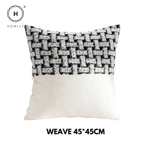 Homlly Luxii II Black Decorative Pillow Cushion Cover