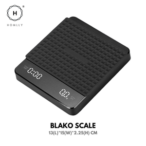 Homlly Blako LED Coffee Scale with Timer Rechargeable Battery