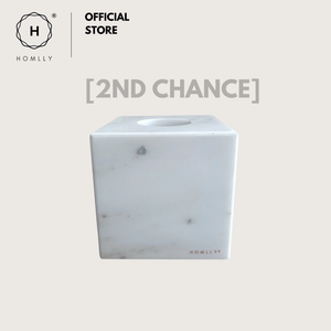 [2nd Chance] Homlly Real Marble Tissue Box Holder