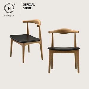 Homlly Wegner Ash Wood Elbow Chair