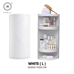 Homlly Revolving Corner Storage Shelves