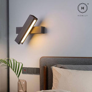 Homlly 330 Degree Rotating Bedside Wall Lamp