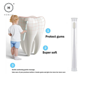Homlly 10,000 Soft Ultra Fine Bristles Hypoallergenic Toothbrush