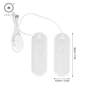 Homlly Deodorizing Boot Shoe Dryer with Timer via USB charging