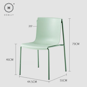 Homlly Lema Outdoor Stackable Chair