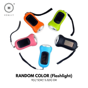 Homlly Emergency Hand Crank Solar AM/ FM Radio with LED Flashlight & 2000mAh Power Bank Phone Charger