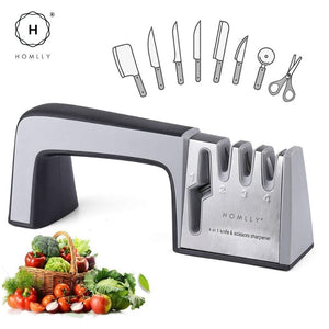 Homlly 4 in 1 Multi tool Home Knife Scissor Sharpener