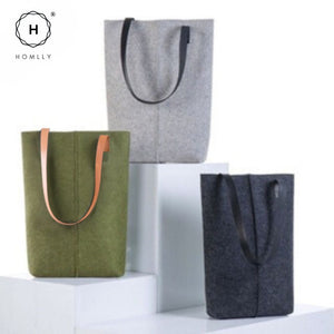 Homlly Wool Felt Laptop Brief case Messenger/ Macbook Ipad Sleeve