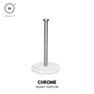 Homlly Keii Gold Marble Paper Towel Stand Holder