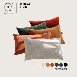 Homlly Konii Chenille Throw Pillow Covers (30x50 CM)
