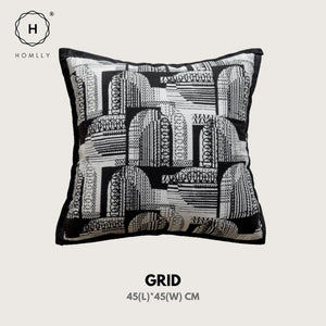 Homlly Monochrome Geotric Decorative Pillow Cushion Cover