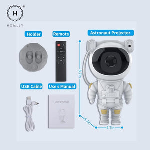 Homlly Astronaut Star Projector Galaxy Light with Timer and Remote Control