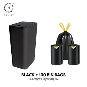 Homlly Slim Garbage Rubbish Trash Bin with Pop-Up Lid (3 Colors)