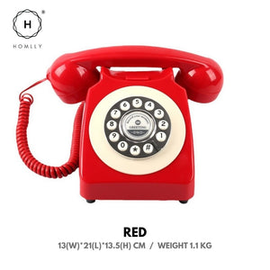 Homlly Retro Phone Recorder: Audio Guest Book Recorder for Parties and Weddings