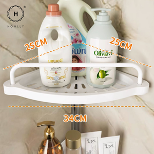 Homlly Extendable Toiletries Pole Rack