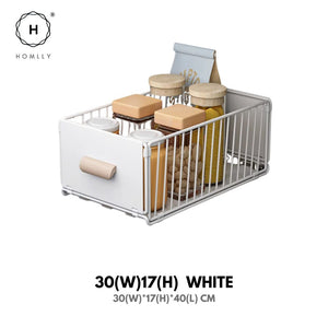Homlly Todii Pull Out Kitchen Cabinet Organizer Tray