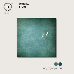 Homlly Dual Bird Crane Wall Painting