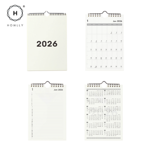 Homlly Desktop Stand up Monthly Planner Calendar (2026)
