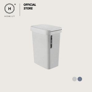 Homlly Rubbish Trash Bin with Lid (12L)