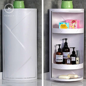 Homlly Revolving Corner Storage Shelves