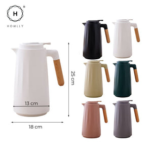 Homlly Cole Thermal Insulated Carafe Flask (1L)