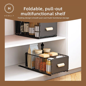 Homlly Todii Pull Out Kitchen Cabinet Organizer Tray
