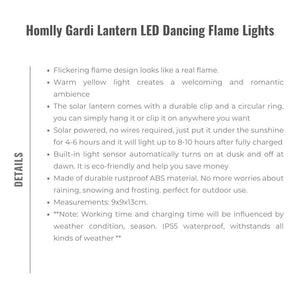 Gardi Lantern LED Dancing Flame Lights