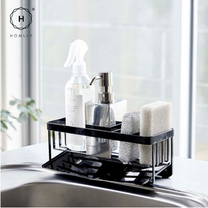 Homlly Tonii Sink Kitchen Sponge & Bottle Holder with Drainage