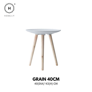 Homlly Bosca 3 legged Coffee Round Side Table