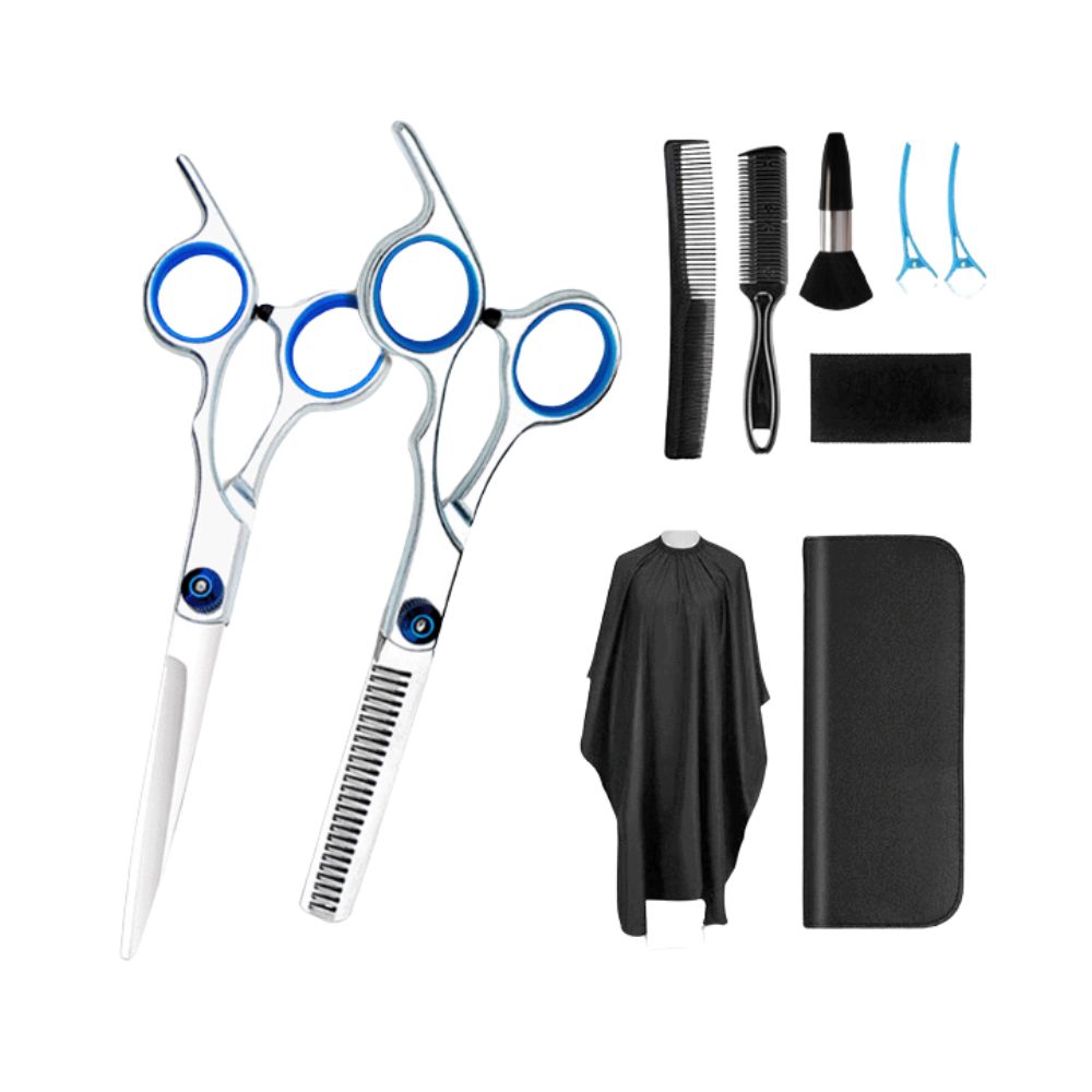 Homlly 10 Pcs Hair Cutting Scissors Set