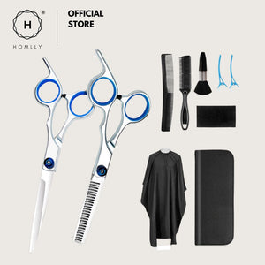 Homlly 10 Pcs Hair Cutting Scissors Set