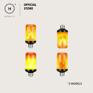 Homlly LED 4Mode Fire Flame Light Bulb