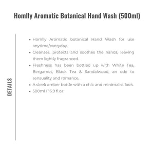 Homlly Aromatic Botanical Hand Wash (500ml)