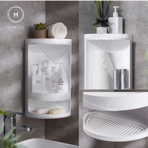 Homlly Revolving Corner Storage Shelves