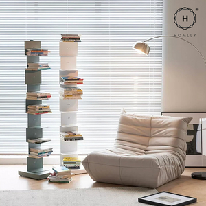 Homlly Sedii Invisible Vertical Standing Tower Rack Book Shelf