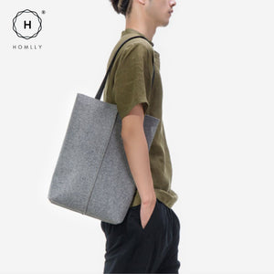 Homlly Wool Felt Laptop Brief case Messenger/ Macbook Ipad Sleeve