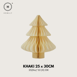 Homlly Paper Christmas Tree Table Hanging Decor Decoration Set