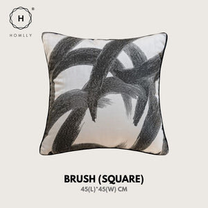 Homlly Luxii Black Decorative Pillow Cushion Cover