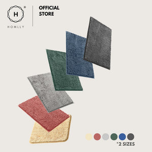 Homlly Chenille Luxury Door Bathroom Bath Mat