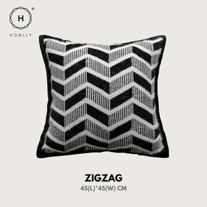 Homlly Monochrome Geotric Decorative Pillow Cushion Cover