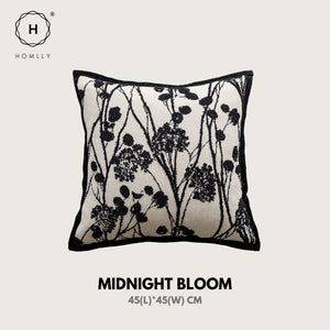 Homlly Black Monochrome  Decorative Pillow Cushion Cover