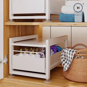 Homlly Nolten Kitchen Storage Pull Out Cabinet Organizer Baskets Countertop Microwave