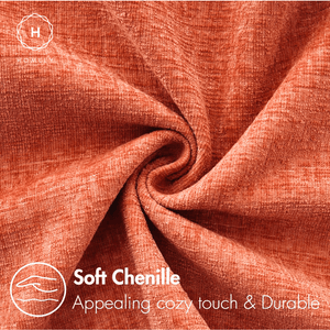 Homlly Konii Chenille Throw Pillow Covers (30x50 CM)