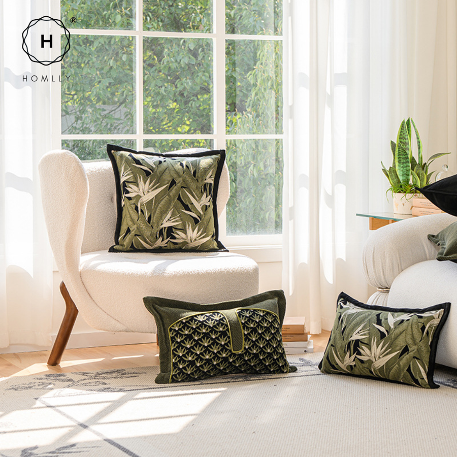 Homlly Tropii Decorative Pillow Cushion Cover