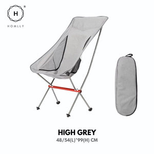 Homlly Ultralight Portable Outdoor Camping Folding Chair